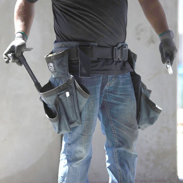 Badger Tool Belts 441010LH,  Carpenter Fastener Bag - Gunmetal - Left Handed - Image 3