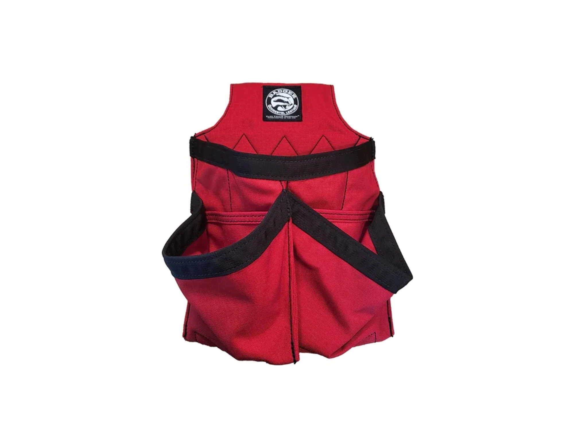 Badger Tool Belts 442056, Trimmer Fastener Bag - Side By Side  - Red (Discontinued)