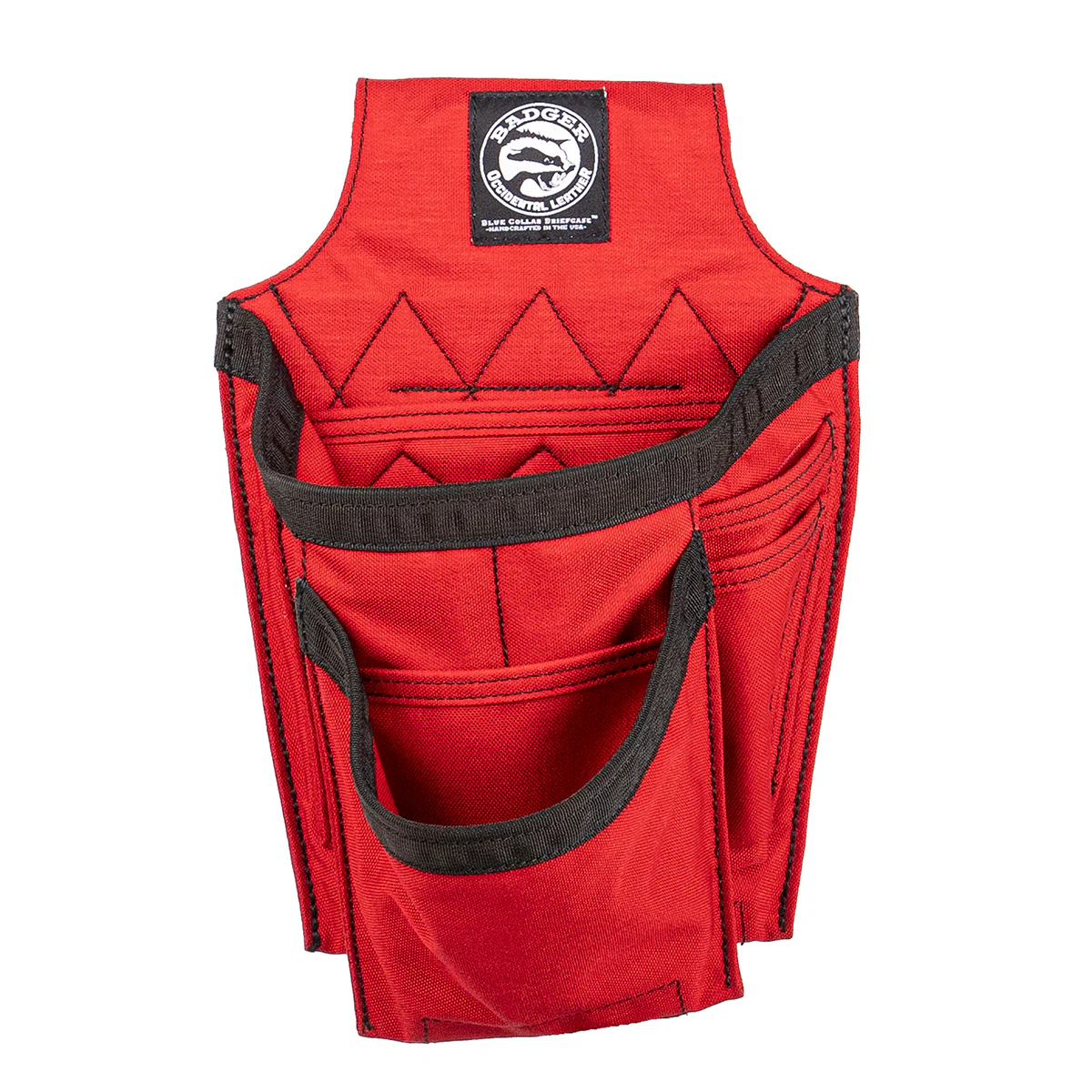 Badger Tool Belts 442156, Trimmer Fastener Bag - Red (Discontinued)