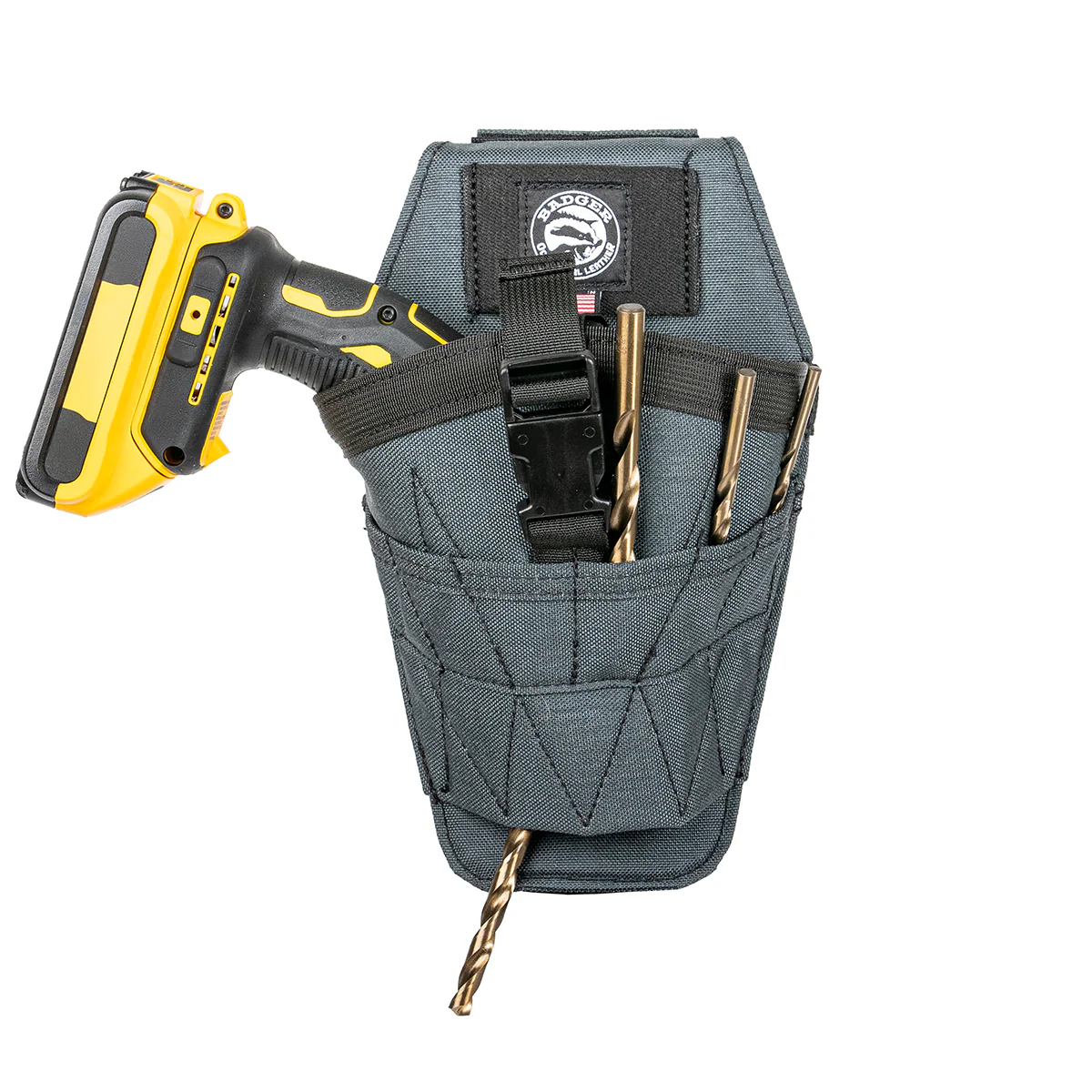 Badger Tool Belts 456710, Drill Holster Gunmetal - Image 4