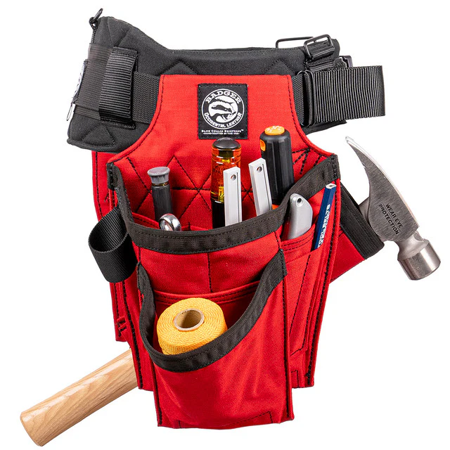 Badger Tool Belts 462156 Trimmer Set - Red (Discontinued) - Image 4
