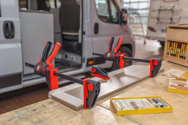 BESSEY EHKL360-12. Trigger Clamps, One‑hand Bar Clamps With 360 Degree Rotating Handle  12" x 3-1/8" - Image 10