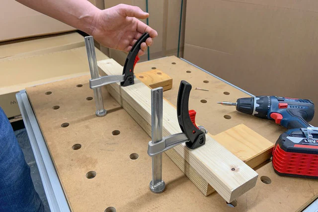 BESSEY KLI20-MFT-SET, Table Clamp With Ratcheting Lever - Image 4