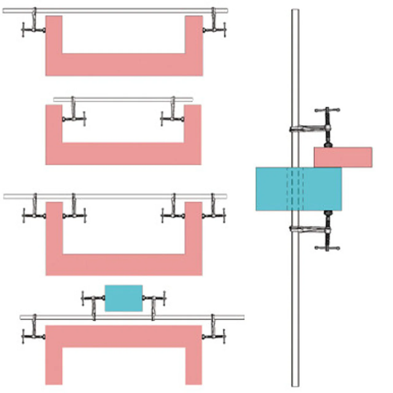 BESSEY SLV100M, Variable clamp set, 39 x 4.75 IN, 1980 lbs force - Image 4