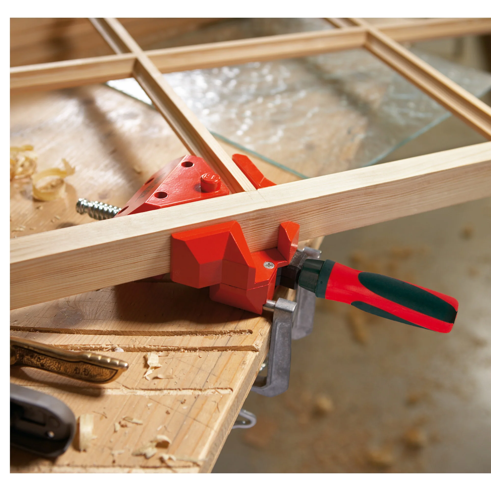 BESSEY WS-3+2K, Clamp, woodworking, 90 degree angle clamp, 2.0 In. per side, 2K handle - Image 3