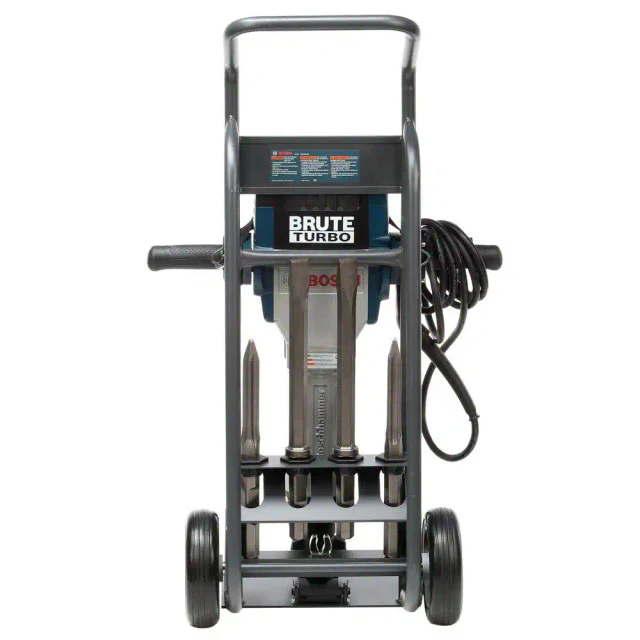 BOSCH BH2770VCD, Brute™ Turbo Breaker Hammer w/ Deluxe Cart, 2 Star Point & 2 Flat Chisels - Image 2