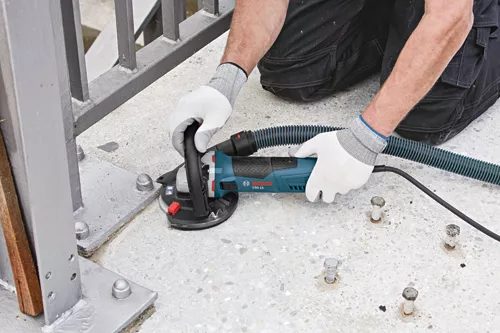 BOSCH CSG15, 5” Concrete Surfacing Grinder - 12.5 Amp w/ Dust Collection Shroud - Image 5
