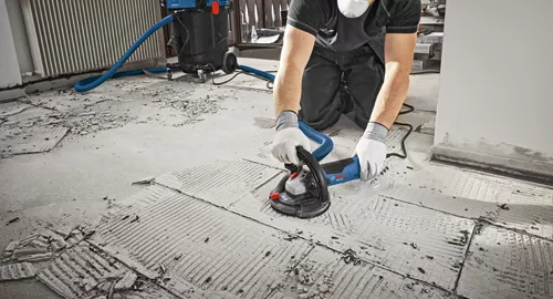 BOSCH CSG15, 5” Concrete Surfacing Grinder - 12.5 Amp w/ Dust Collection Shroud - Image 7