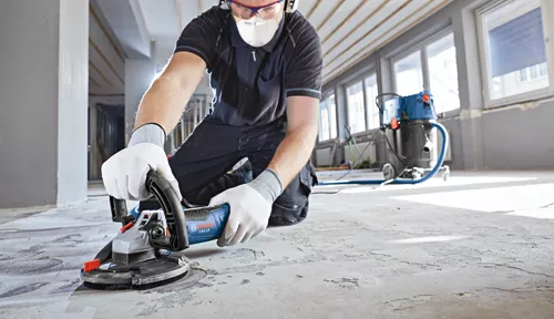 BOSCH CSG15, 5” Concrete Surfacing Grinder - 12.5 Amp w/ Dust Collection Shroud - Image 9
