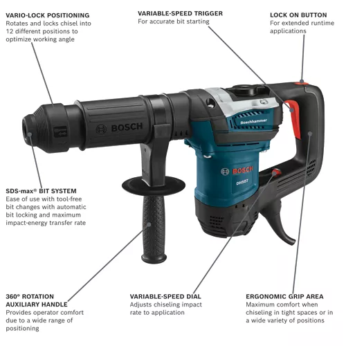 BOSCH DH507, SDS-max® Demolition Hammer - Image 2