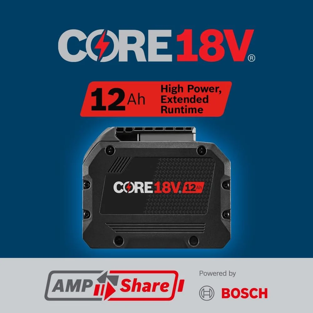 BOSCH GBA18V120, 18V CORE18V® Lithium-Ion 12 Ah High Power Battery - Image 7