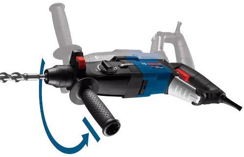 BOSCH GBH2-28L, 1-1/8" SDS-plus® Rotary Hammer w/ Vibration Control & Kick Back - Image 4