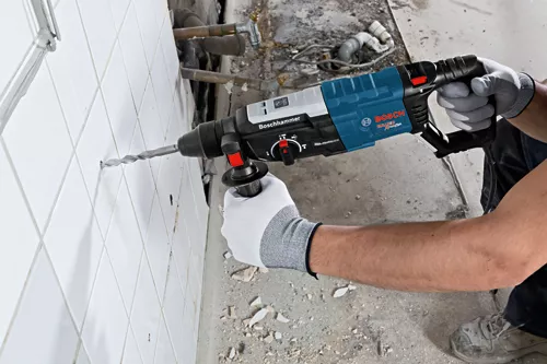 BOSCH GBH2-28L, 1-1/8" SDS-plus® Rotary Hammer w/ Vibration Control & Kick Back - Image 8