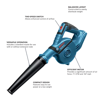 BOSCH GBL18V-71N, 18V Blower (Bare Tool) - Image 2