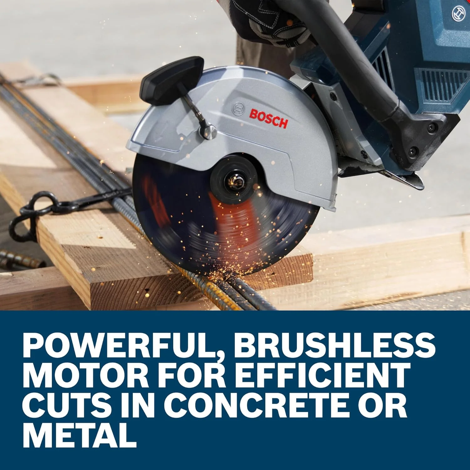 BOSCH GCS18V-230N212, 18V Brushless 9 In. Cutoff Saw Kit with (2) CORE18V® 12 Ah Batteries - Image 5