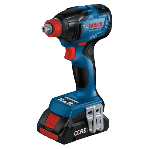 BOSCH GDX18V-1860CB25, 18V Brushless Advanced Connected-Ready Socket-Ready Impact w/ (2) 4.0 Ah CORE Compact Batteries - Image 6