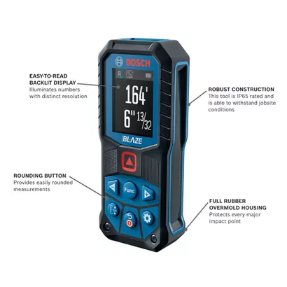 BOSCH GLM165-22, BLAZE™ 165 Ft. Laser Measure - Image 2
