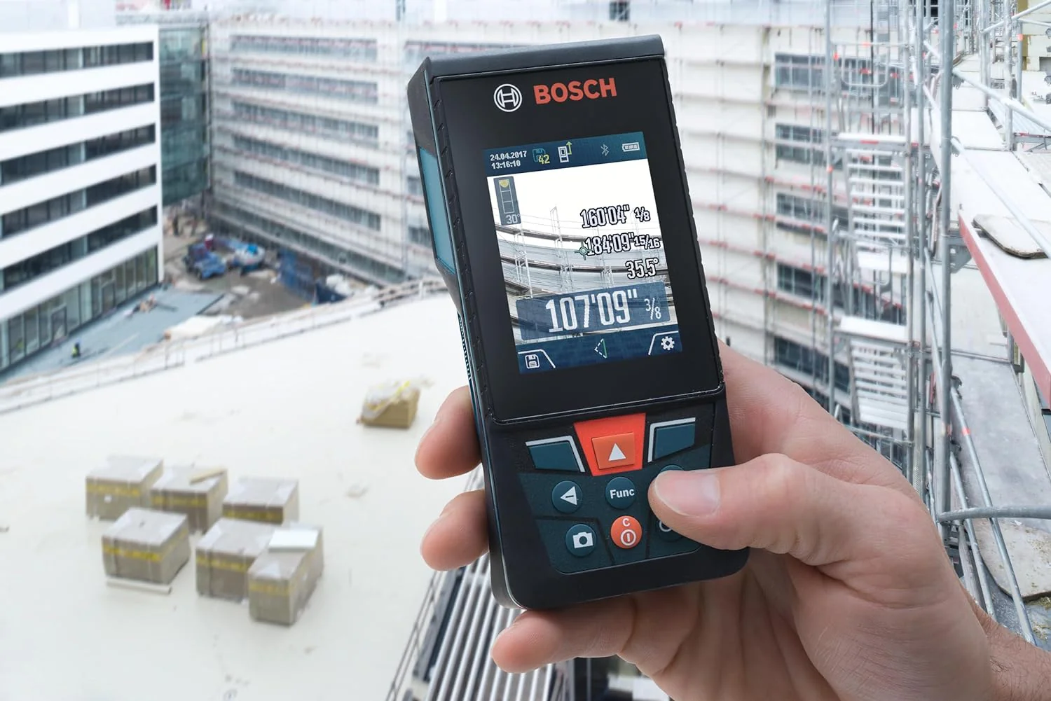 BOSCH GLM400CL, GLM400CL Blaze Outdoor 400' Laser Measure w/ 5MP Camera - Image 6