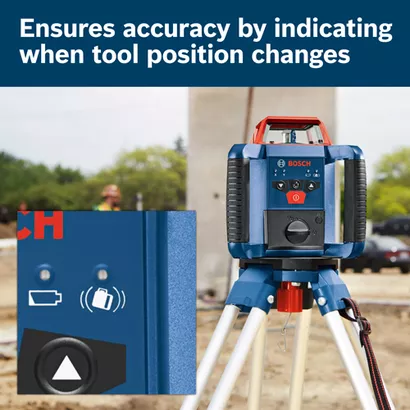 BOSCH GRL2000-40HK, REVOLVE2000 Self-Leveling Horizontal Rotary Laser Kit - Image 6