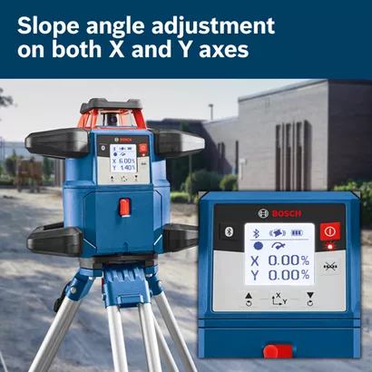 BOSCH GRL4000-80CHK, 18V REVOLVE4000 Connected Self-Leveling Horizontal Rotary Laser Kit with (1) CORE18V® 4 Ah Advanced Power Battery - Image 8