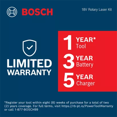 BOSCH GRL4000-80CHVK, 18V REVOLVE4000 Connected Self-Leveling Horizontal/Vertical Rotary Laser Kit with (1) CORE18V® 4 Ah Advanced Power Battery - Image 14