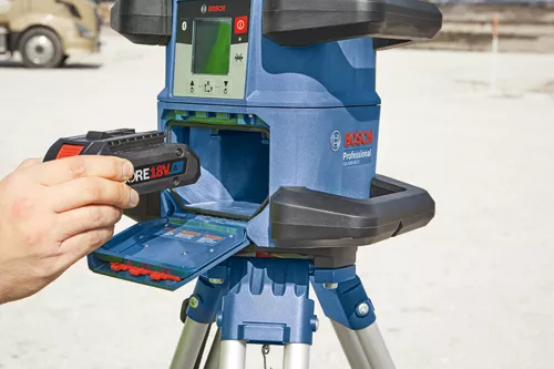 BOSCH GRL4000-80CHVK, 18V REVOLVE4000 Connected Self-Leveling Horizontal/Vertical Rotary Laser Kit with (1) CORE18V® 4 Ah Advanced Power Battery - Image 5