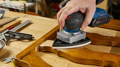 BOSCH GSS18V-40N, 18V Brushless 1/4-Sheet Orbital Finishing Sander (Bare Tool) - Image 13