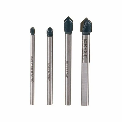 BOSCH GT2000, 4 Piece Glass & Tile Bit Set