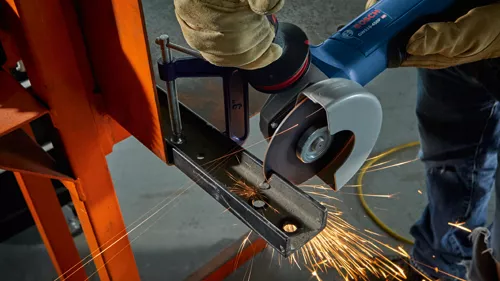 BOSCH GWS10-450P, 4-1/2” Angle Grinder - 10 Amp w/ Lock-on Paddle Switch - Image 7