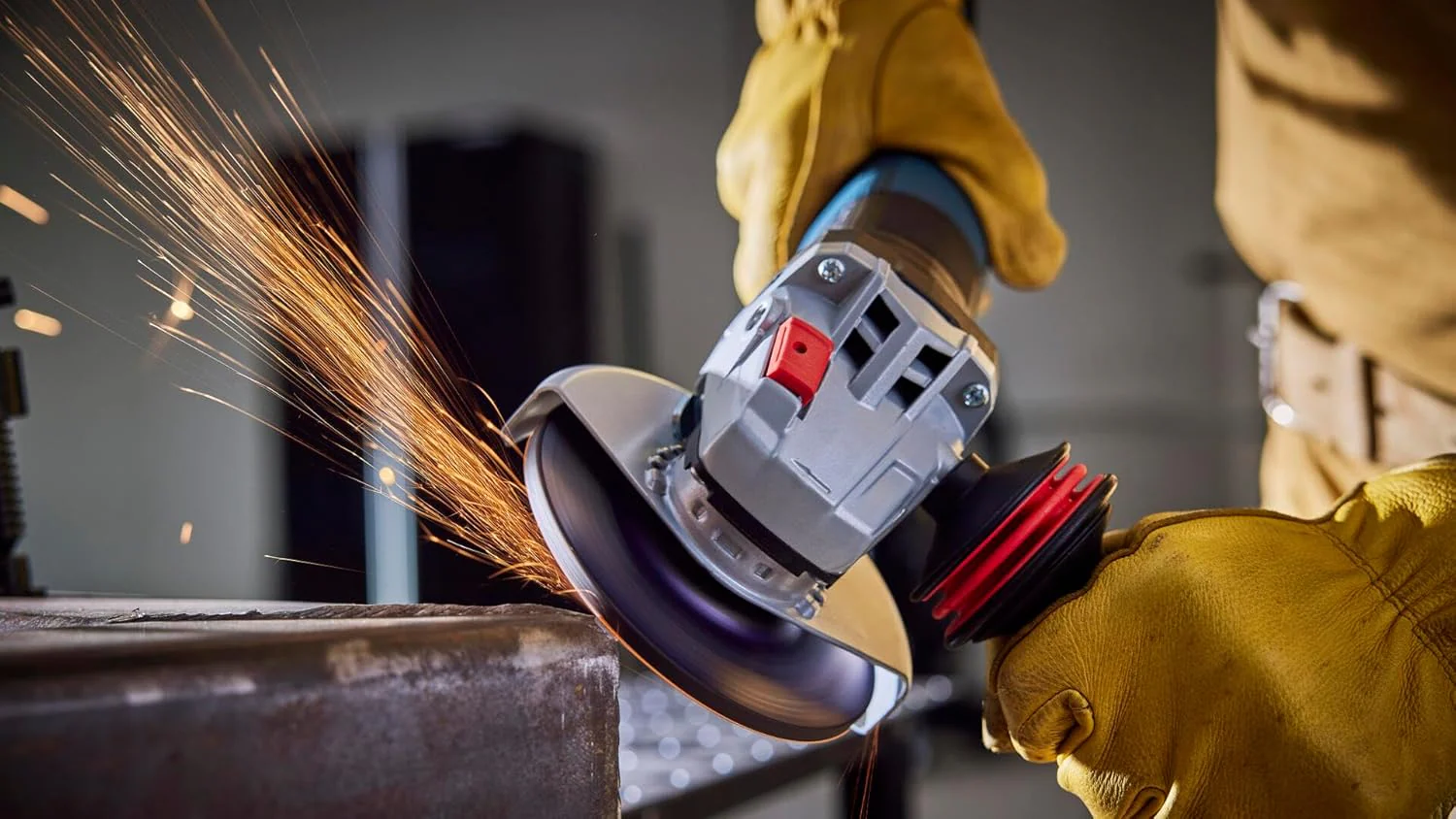 BOSCH GWS14-50, 5 In. Angle Grinder Compact Powerful 13-Amp Motor with Slide Switch - High Performance for Grinding and Cutting - Image 6