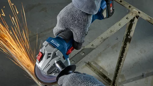 BOSCH GWS18V-8N, 18V Brushless 4-1/2" Angle Grinder (Bare Tool) - Image 5