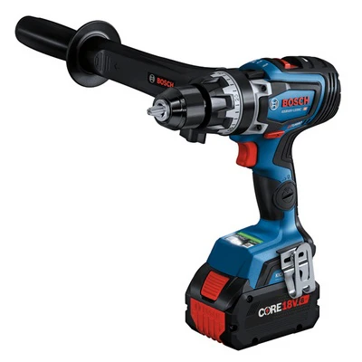 BOSCH GXL18V-260B26, 18V 2-Tool Combo Kit with Connected-Ready 1/2 In. Hammer Drill/Driver, Connected-Ready Two-In-One 1/4 In. and 1/2 In. Bit/Socket Impact Driver/Wrench, (1) CORE18V 8 Ah High Power Battery and (1) CORE18V 4 Ah Advanced Power Battery - Image 14