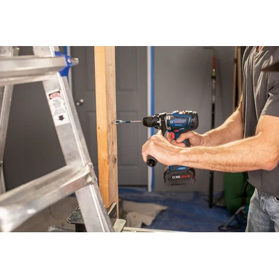 BOSCH GXL18V-260B26, 18V 2-Tool Combo Kit with Connected-Ready 1/2 In. Hammer Drill/Driver, Connected-Ready Two-In-One 1/4 In. and 1/2 In. Bit/Socket Impact Driver/Wrench, (1) CORE18V 8 Ah High Power Battery and (1) CORE18V 4 Ah Advanced Power Battery - Image 18