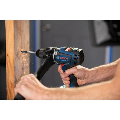BOSCH GXL18V-260B26, 18V 2-Tool Combo Kit with Connected-Ready 1/2 In. Hammer Drill/Driver, Connected-Ready Two-In-One 1/4 In. and 1/2 In. Bit/Socket Impact Driver/Wrench, (1) CORE18V 8 Ah High Power Battery and (1) CORE18V 4 Ah Advanced Power Battery - Image 2