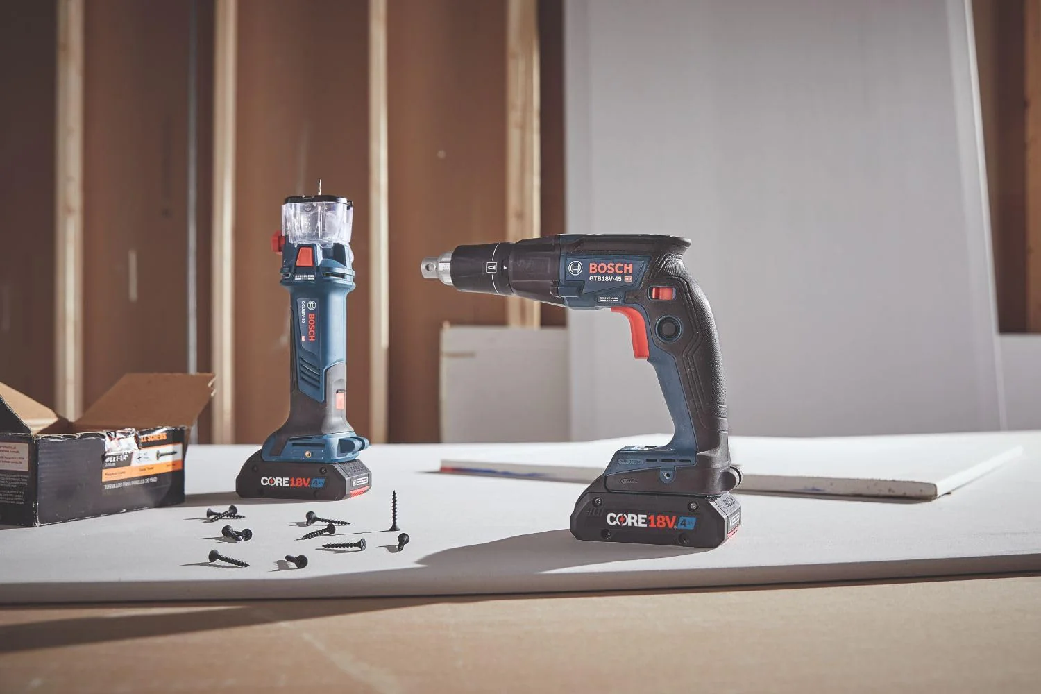 BOSCH GXL18V-291B25, 18V 2-Tool Combo Kit with Brushless Screwgun, Brushless Cut-Out Tool and (2) CORE18V® 4 Ah Advanced Power Batteries - Image 15