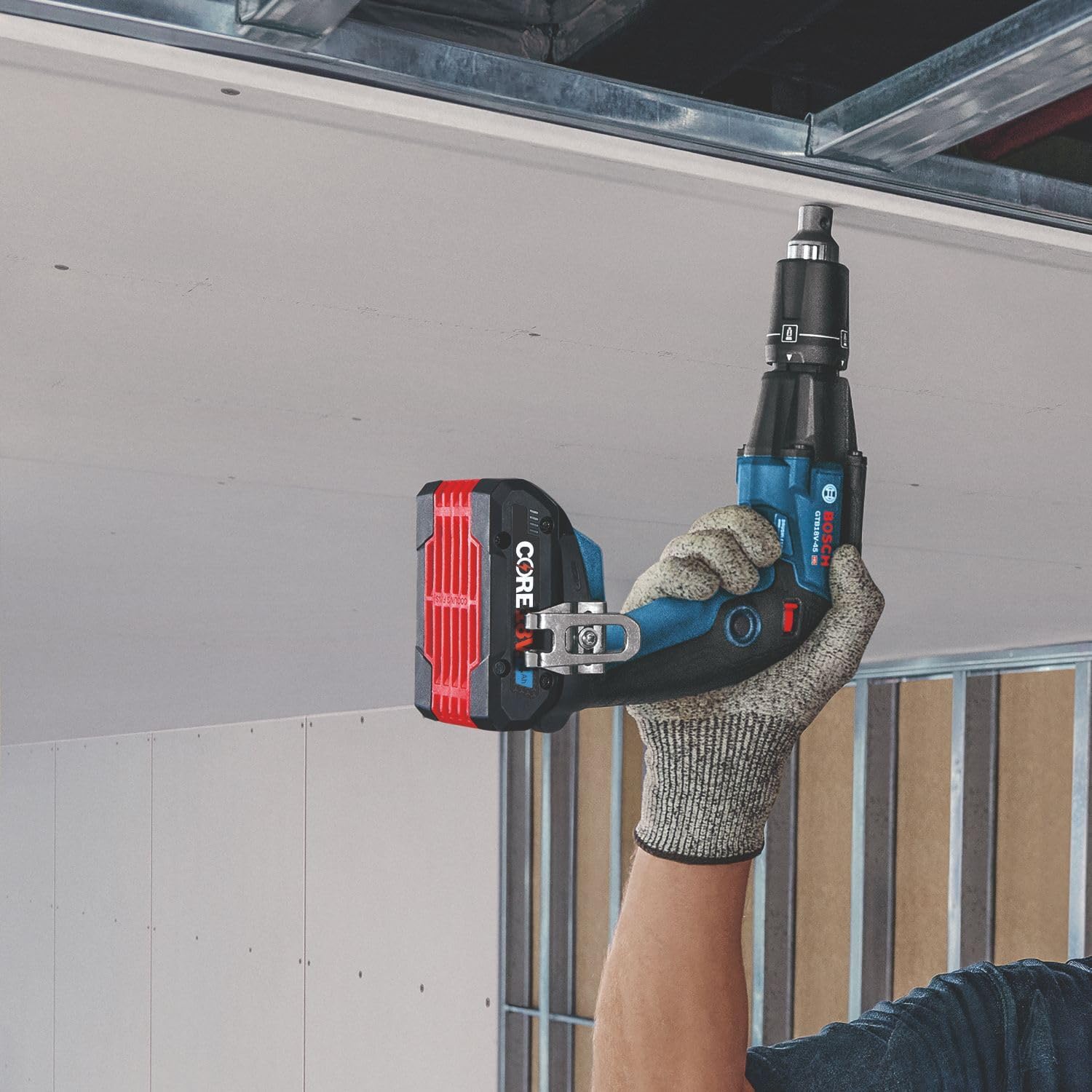 BOSCH GXL18V-291B25, 18V 2-Tool Combo Kit with Brushless Screwgun, Brushless Cut-Out Tool and (2) CORE18V® 4 Ah Advanced Power Batteries - Image 2