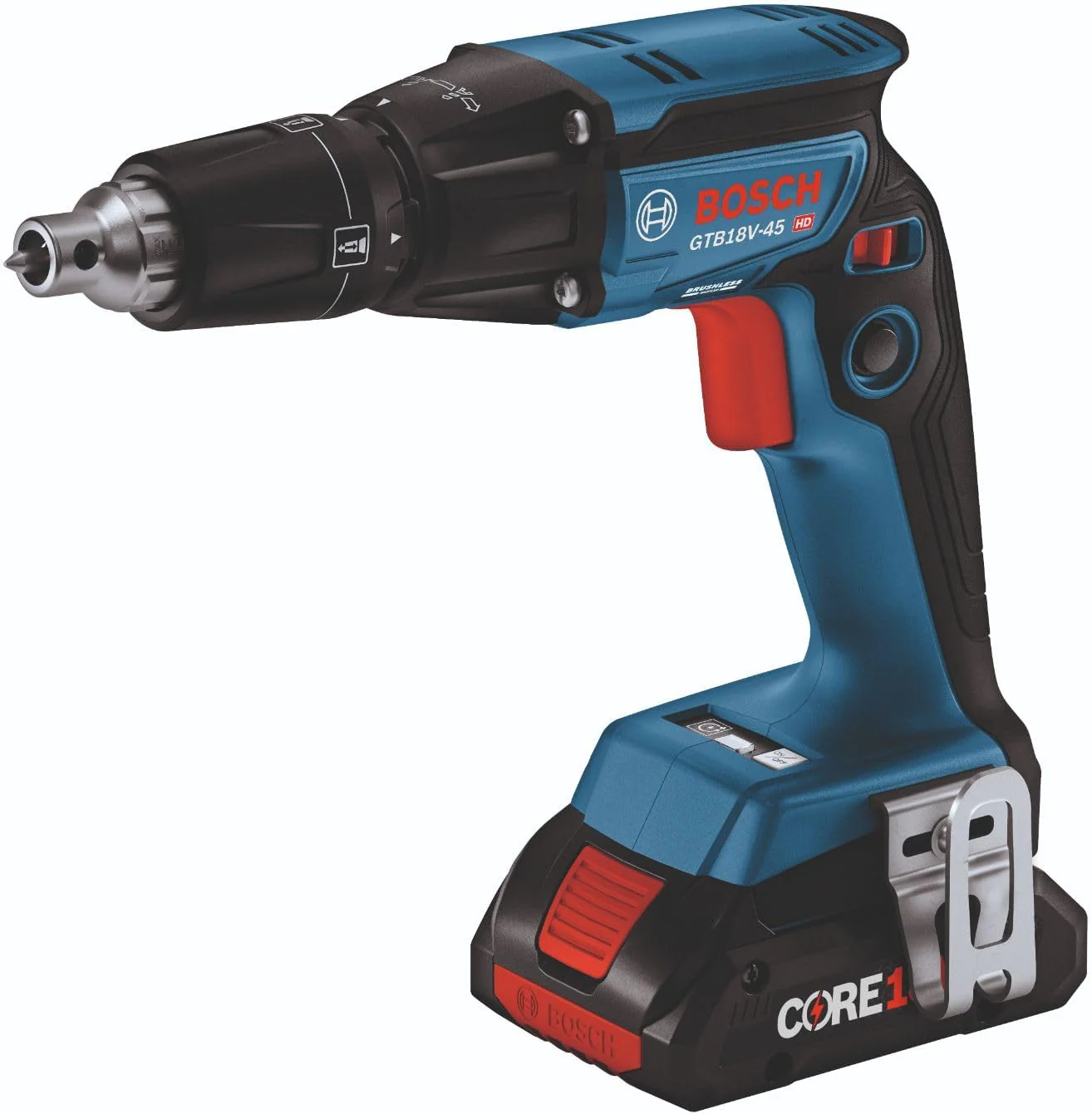 BOSCH GXL18V-291B25, 18V 2-Tool Combo Kit with Brushless Screwgun, Brushless Cut-Out Tool and (2) CORE18V® 4 Ah Advanced Power Batteries - Image 5