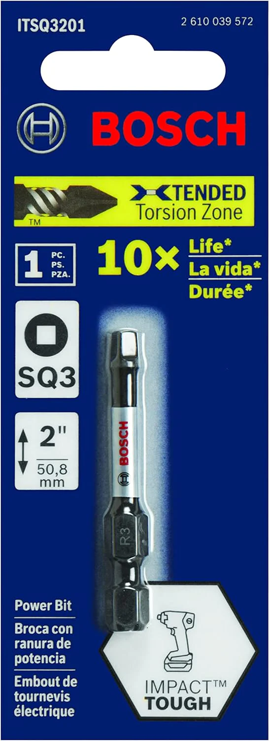 BOSCH ITSQ3201, Impact Tough Square #3 2" 1pk - Image 3