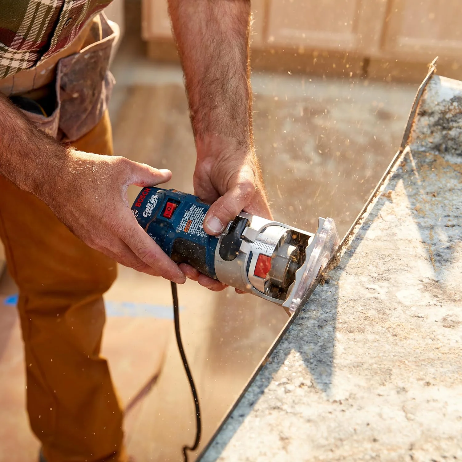 BOSCH PR20EVS, Colt 1-Horsepower 5.6 Amp Electronic Variable-Speed Palm Router - Image 8