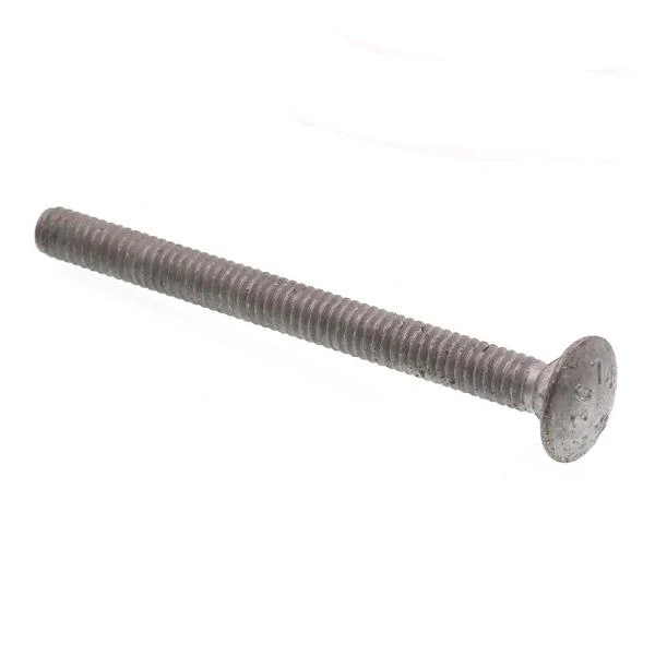 Carriage Bolt Pan Head Hot-Dip Galvanized Steel 1/2" X 10" (65 Pcs/Box)