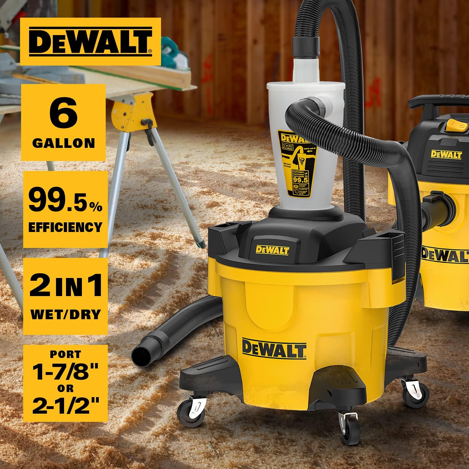 DEWALT DXVCS002, 6 GALLON CYCLONIC DUST SEPARATOR - Image 4