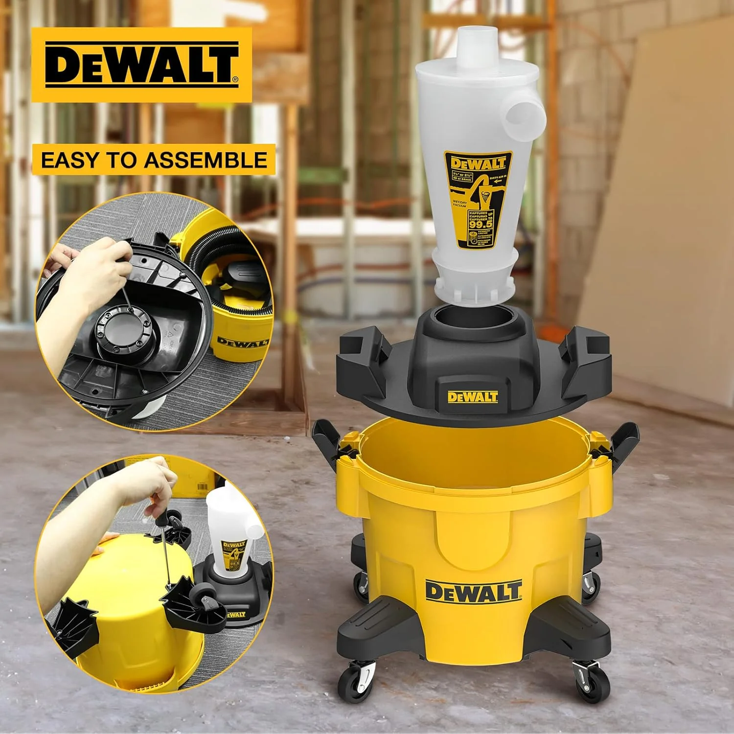 DEWALT DXVCS002, 6 GALLON CYCLONIC DUST SEPARATOR - Image 7