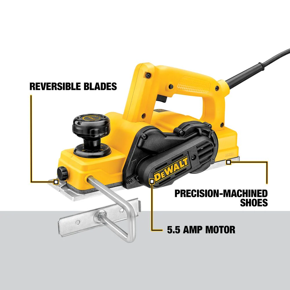 DEWALT D26677K, 3-1/4'' Portable Hand Planer Kit - Image 3