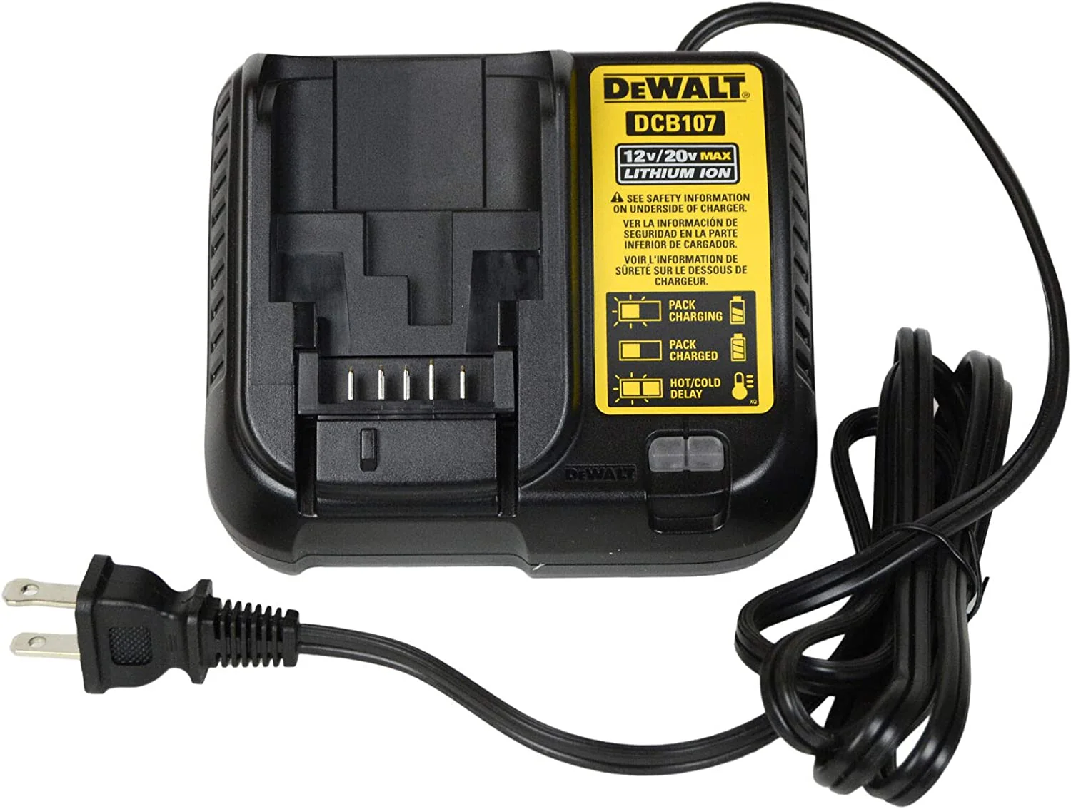 DEWALT DCB107, 12V/20V MAX Li-Ion Charger - Image 3