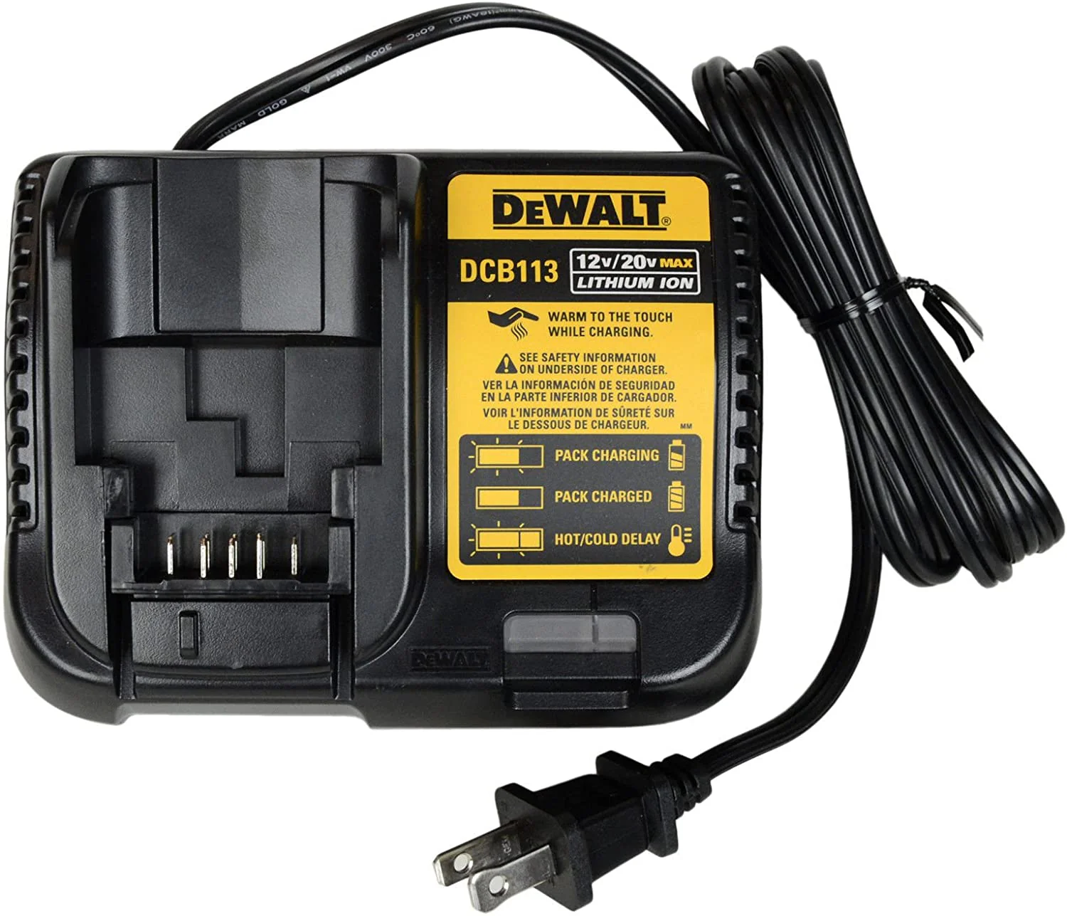 DEWALT DCB113, 2V/20V Lithium Ion Charger - Image 2