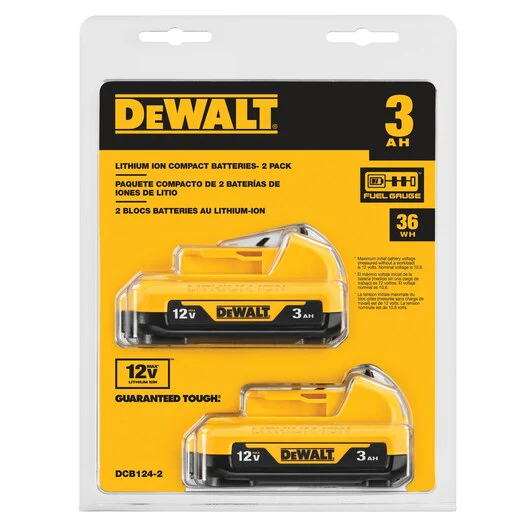 DEWALT DCB124-2, 12V MAX 3Ah Battery - Image 2