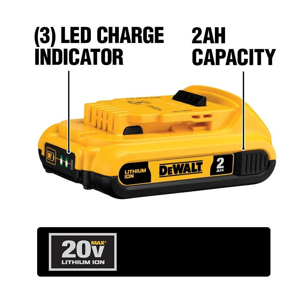 DEWALT DCB203, 20V MAX Li-Ion Battery (2.0 Ah) - Image 10