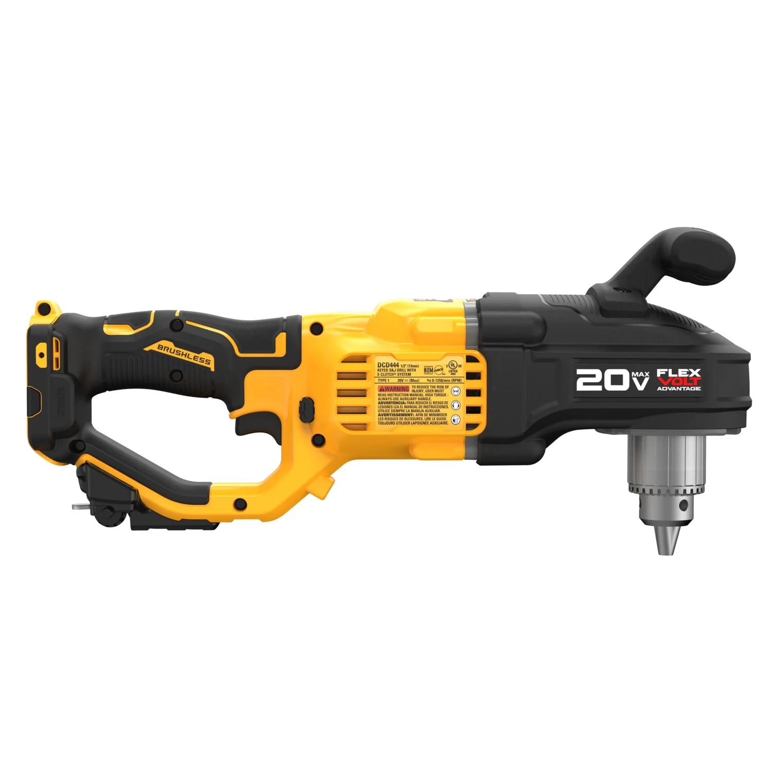 DEWALT DCD444B, 20V MAX FLEXVOLT Advantage 1/2'' Stud and Joist Drill (Tool Only) - Image 2