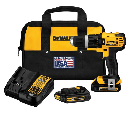 DEWALT DCD785C2, 20V MAX Li-Ion Compact Hammerdrill Kit (1.5 Ah) - Image 2