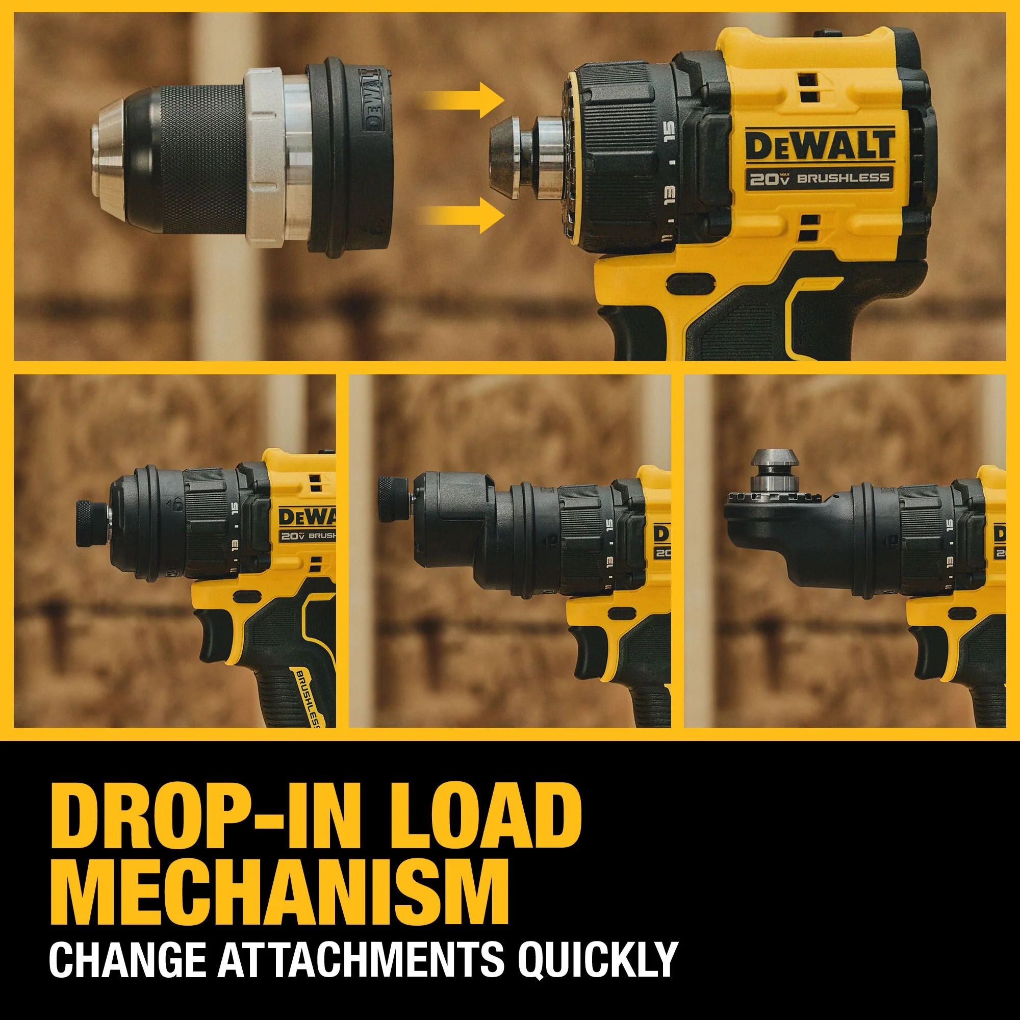 DEWALT DCD803B, ATOMIC™ 20V MAX* Brushless Cordless Multi-Head Drill/Driver (Tool Only) - Image 7